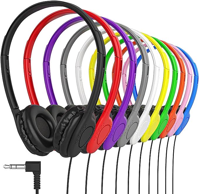 Maeline 0P1SA3 Bulk Classroom Student Wired Headphones : The Perfect Classroom Companion