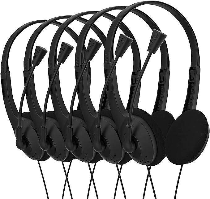 Maeline OBC02 Stereo Wired Headsets with Microphone