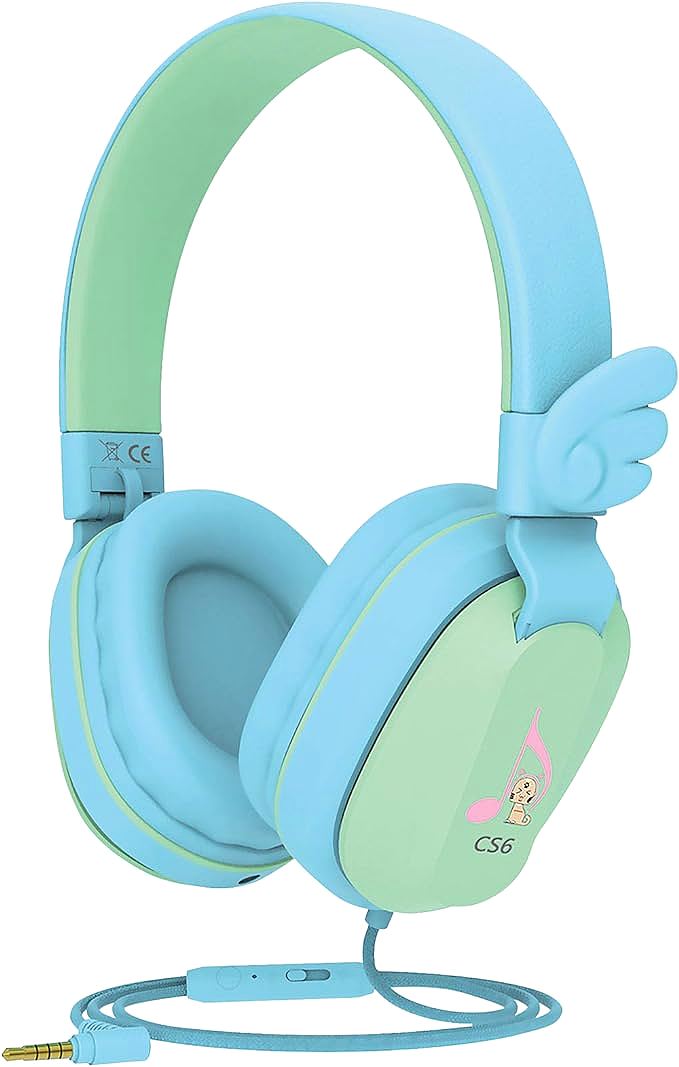Riwbox CS6 Kids Wired Headphones: Sharing Fun Audio for Young Listeners