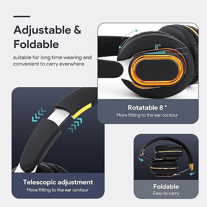  YPENSLZX H3 Foldable Wireless Headphones     