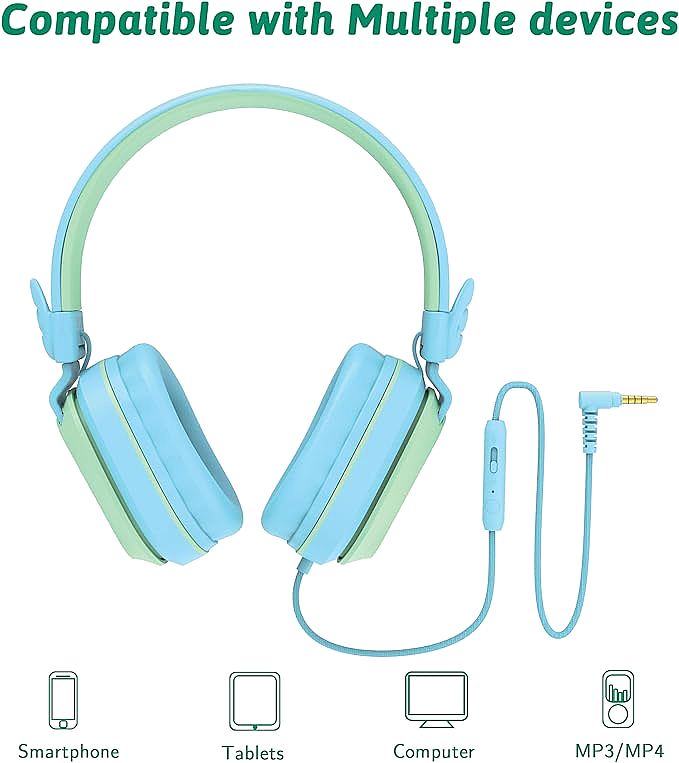 Riwbox CS6 Kids Wired Headphones       