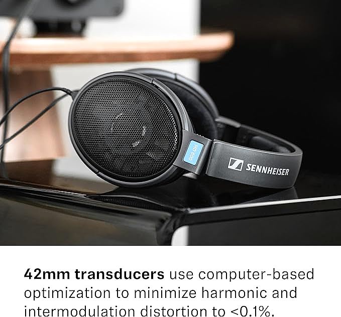  Sennheiser Consumer Audio HD 600 Audiophile Hi-Res Open Back Dynamic Headphone    