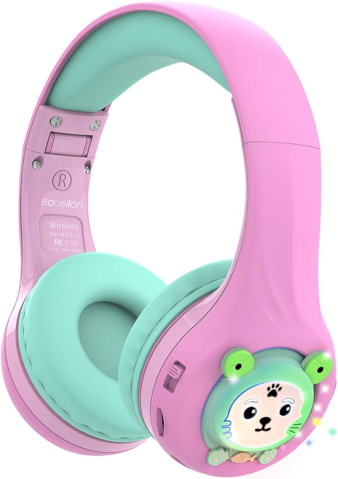 Riwbox FB-7S Kids Wireless Headphones: A Safe and Portable Bluetooth Headset for Children