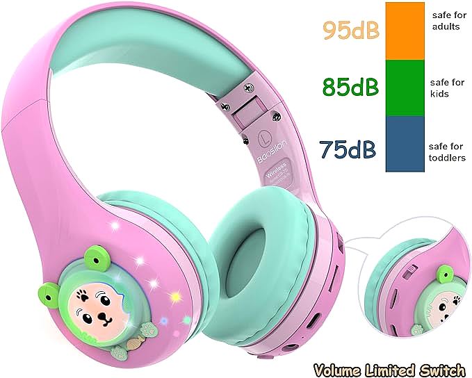  Riwbox FB-7S Kids Wireless Headphones    
