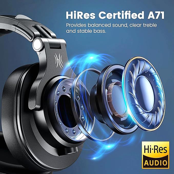  OneOdio A71 Hi-Res Studio Recording Wired Headphones   