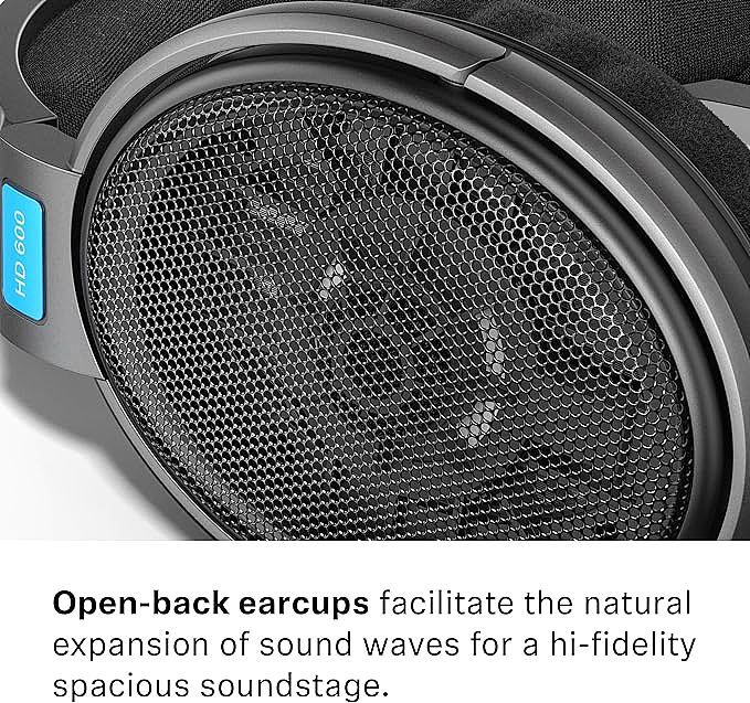  Sennheiser Consumer Audio HD 600 Audiophile Hi-Res Open Back Dynamic Headphone   