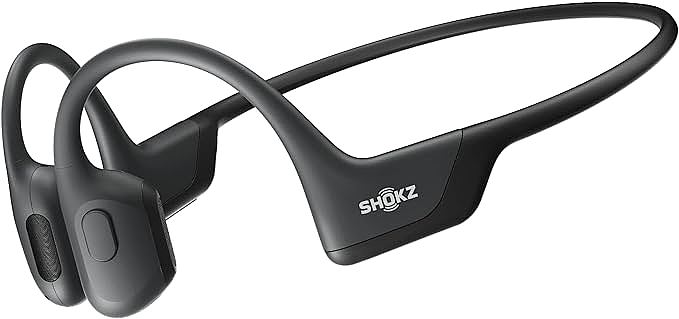 SHOKZ OpenRun Pro Open-Ear Bone Conduction Headphones - The Safest and Most Comfortable Bone Conduction Headphones for Runners
