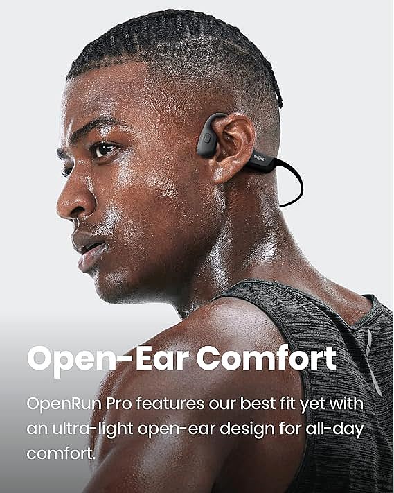   SHOKZ OpenRun Pro Open-Ear Bone Conduction Headphones  
