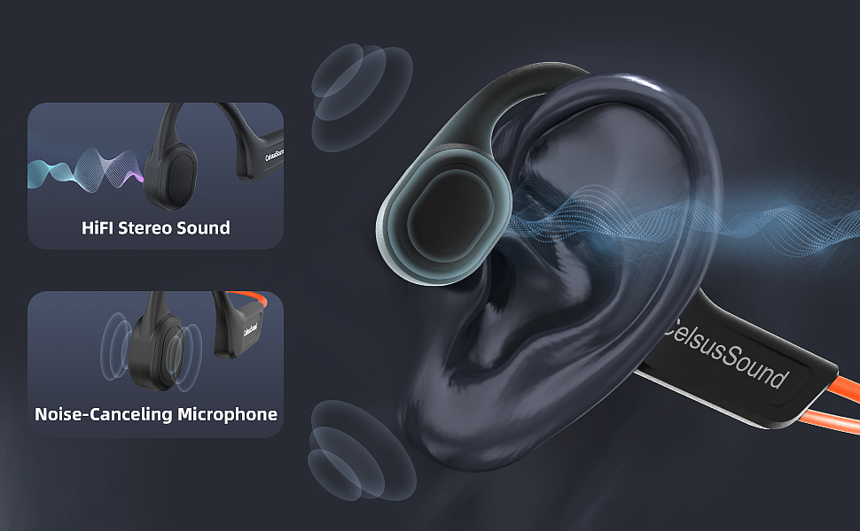 CelsusSound S800C Bone Conduction Headphones     