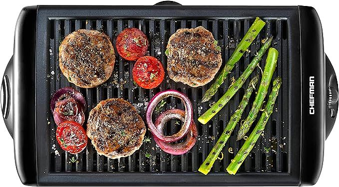 Chefman RJ23-SG Electric Smokeless Indoor Grill : A Must-Have for Year-Round BBQ