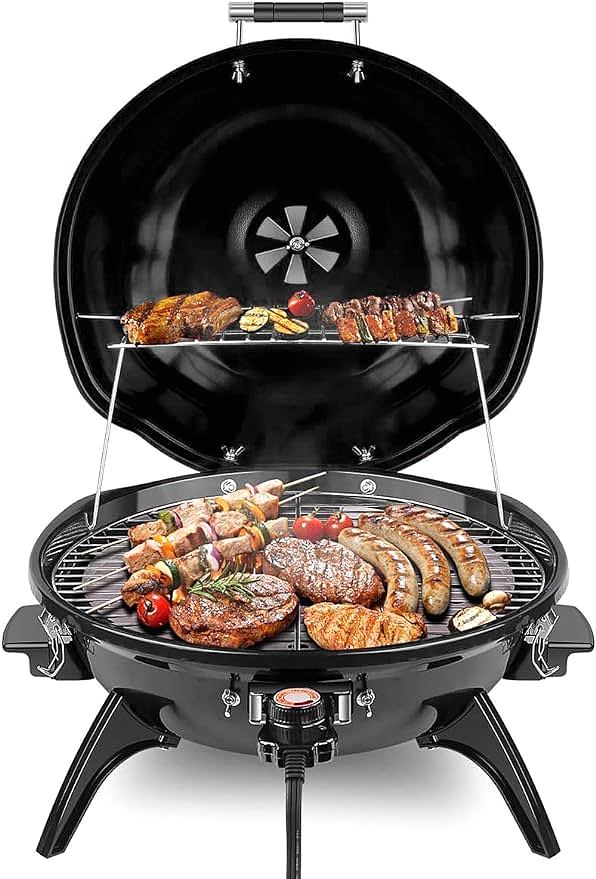 Techwood 15-Serving Electric BBQ Grill