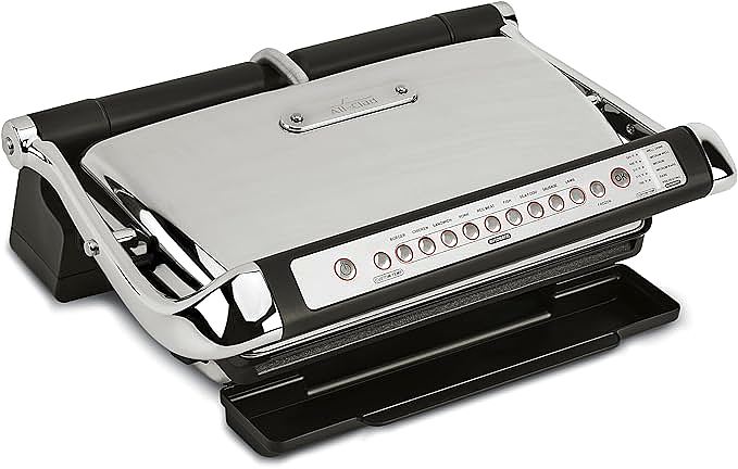 All-Clad PG715851 AutoSense Stainless Steel Indoor Grill: Hassle-Free and Consistent Grilling Results