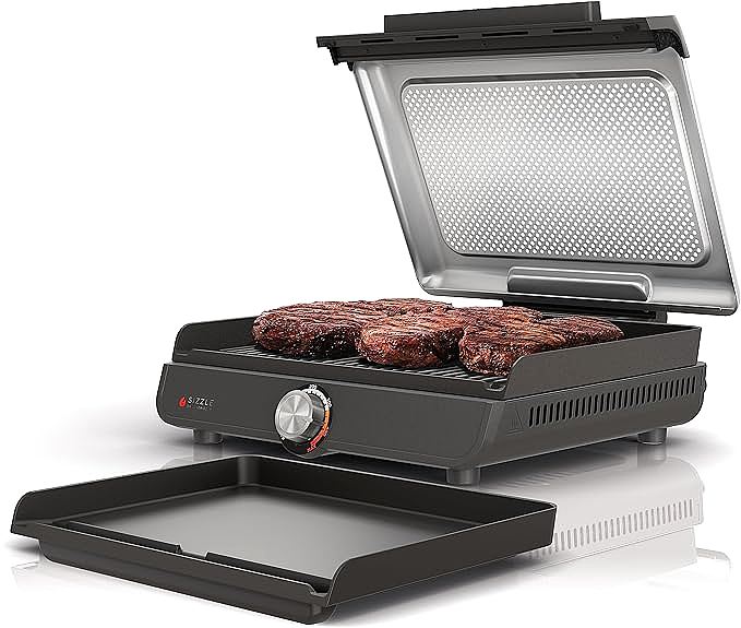 Ninja GR101 Sizzle Smokeless Indoor Grill & Griddle: The Ultimate Indoor Grilling Machine