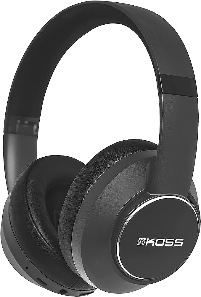 Koss BT740iQZ Wireless Active Noise Cancelling Headphones: Long-lasting ANC Headphones That Keep the Noise Away