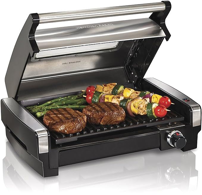 Hamilton Beach 25361 Electric Indoor Searing Grill: A Versatile and Convenient Indoor Grilling Solution