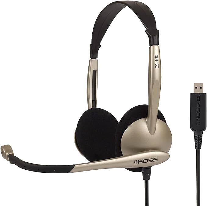 Koss CS100-USB Communications USB Headset: The Clear Choice for Computer Communication