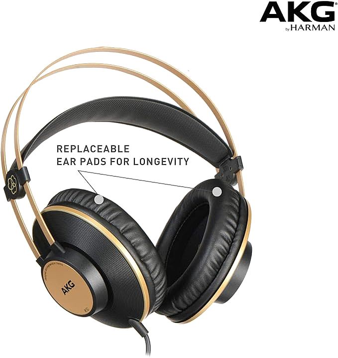   AKG Pro Audio K92 Over-Ear Headphones 