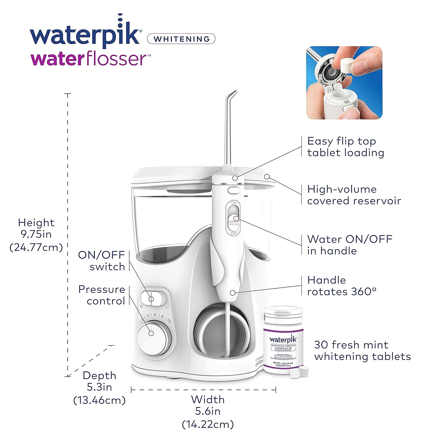  Waterpik WF-06 Whitening Water Flosser   