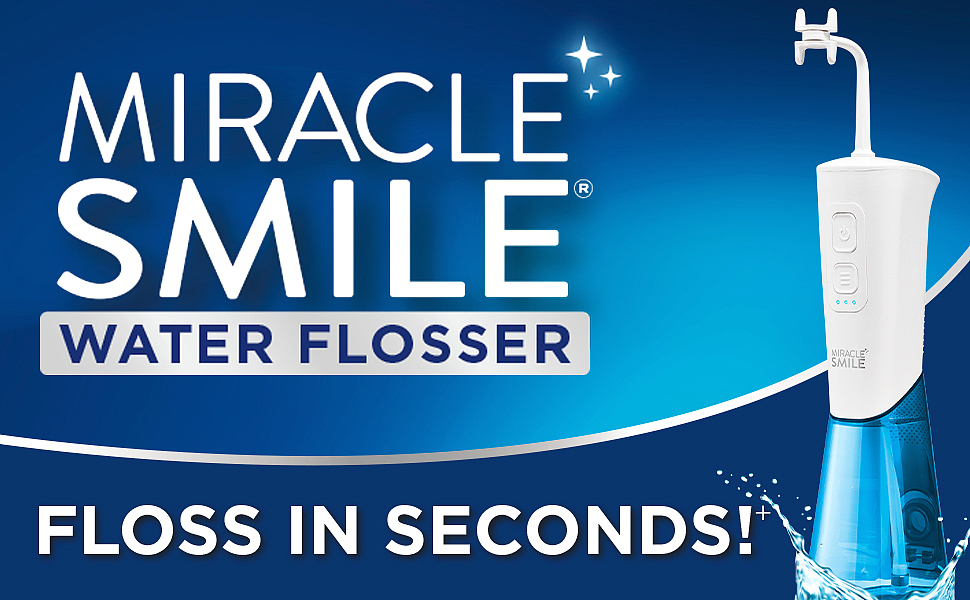  Ontel MCSMLDX-MO12 Miracle Smile Water Flosser for Teeth    