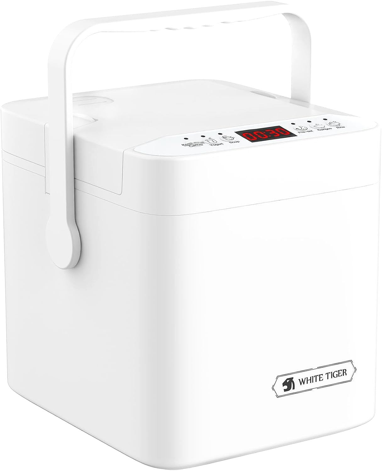 WHITE TIGER 1.3L Mini Rice Cooker: A Compact and Convenient Smart Rice Cooker for Small Households