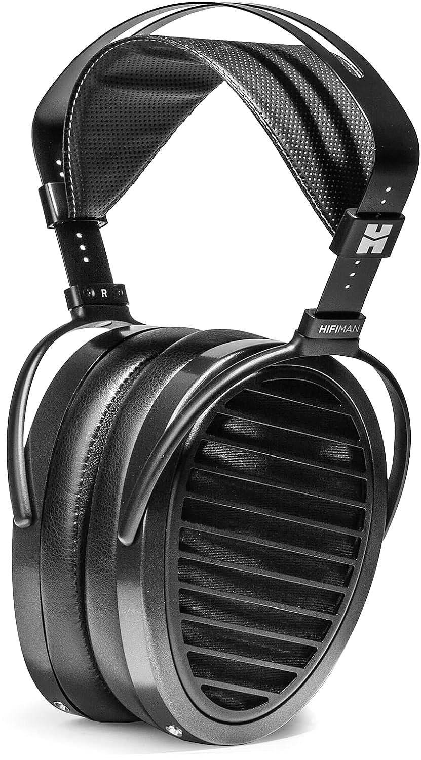 HIFIMAN Arya Stealth Magnet Version Full-Size Over-Ear Planar Magnetic Headphone - Top-Tier Open-Back Headphones Made for Audiophiles and Studio Use