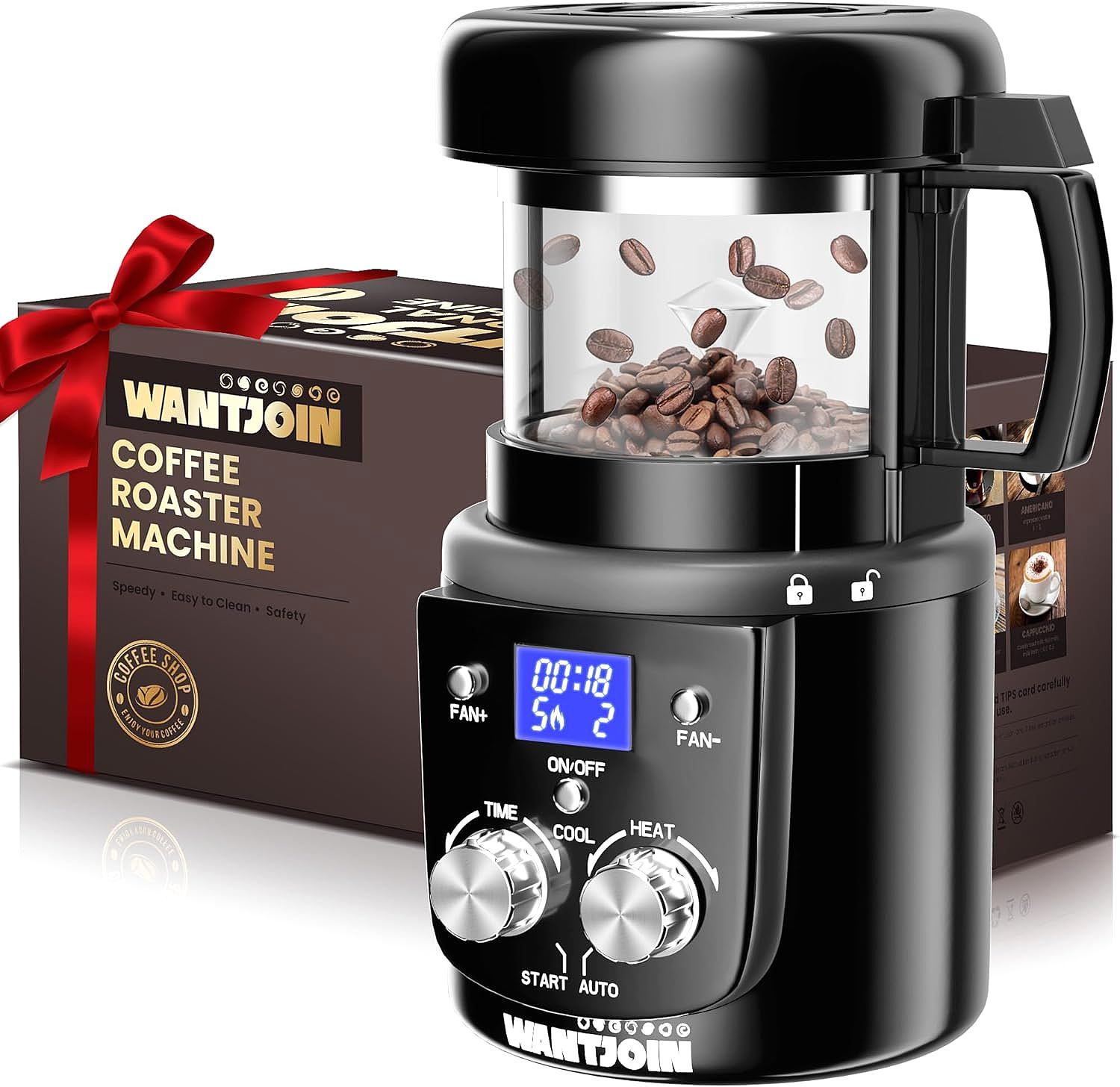 WantJoin Coffee Bean Roaster Machine: The Perfect Gift for Home Baristas