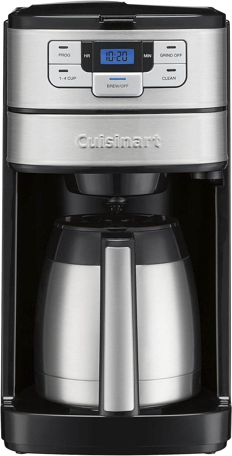 Cuisinart DGB-450 10 Cup Fully Automatic Coffee Maker with Grinder - Excellent Grinding, Superb Taste