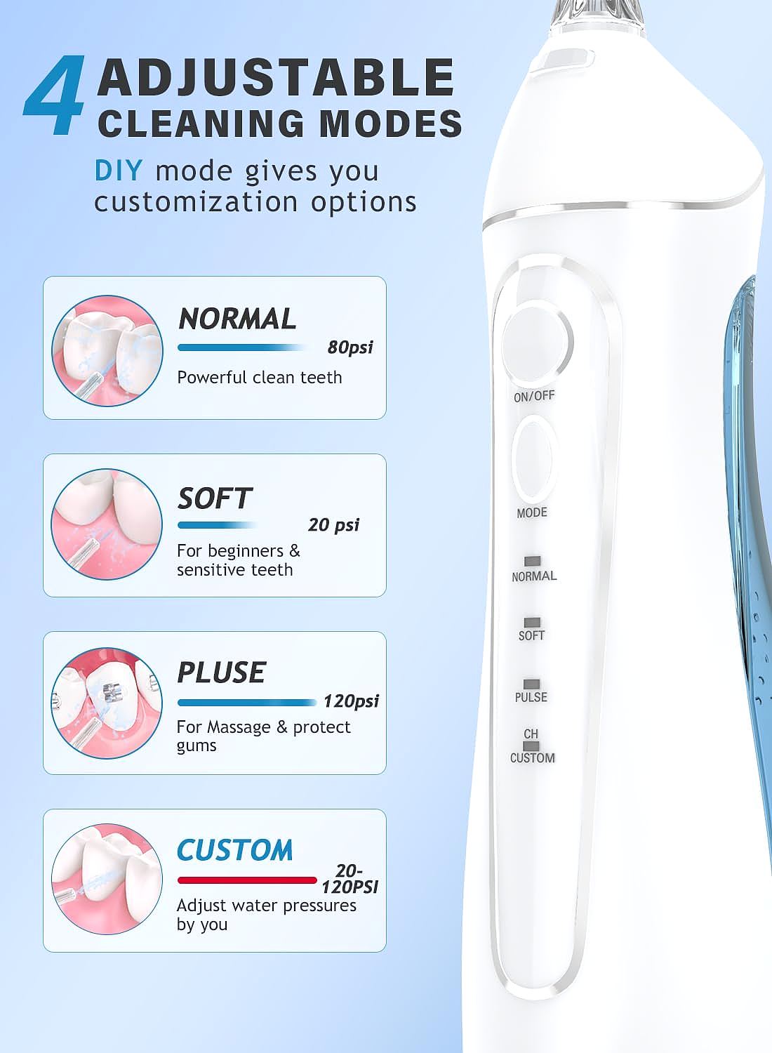  Oralfree F5025 Water Dental Flosser 