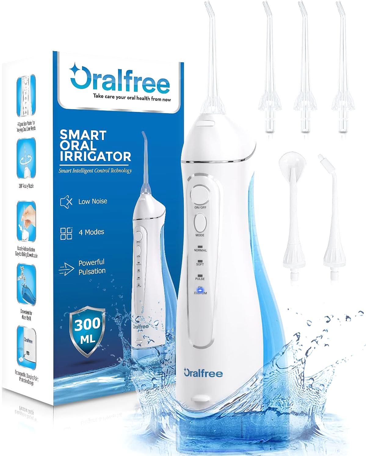 Oralfree F5025 Water Dental Flosser - The Game Changer for Healthy Smiles